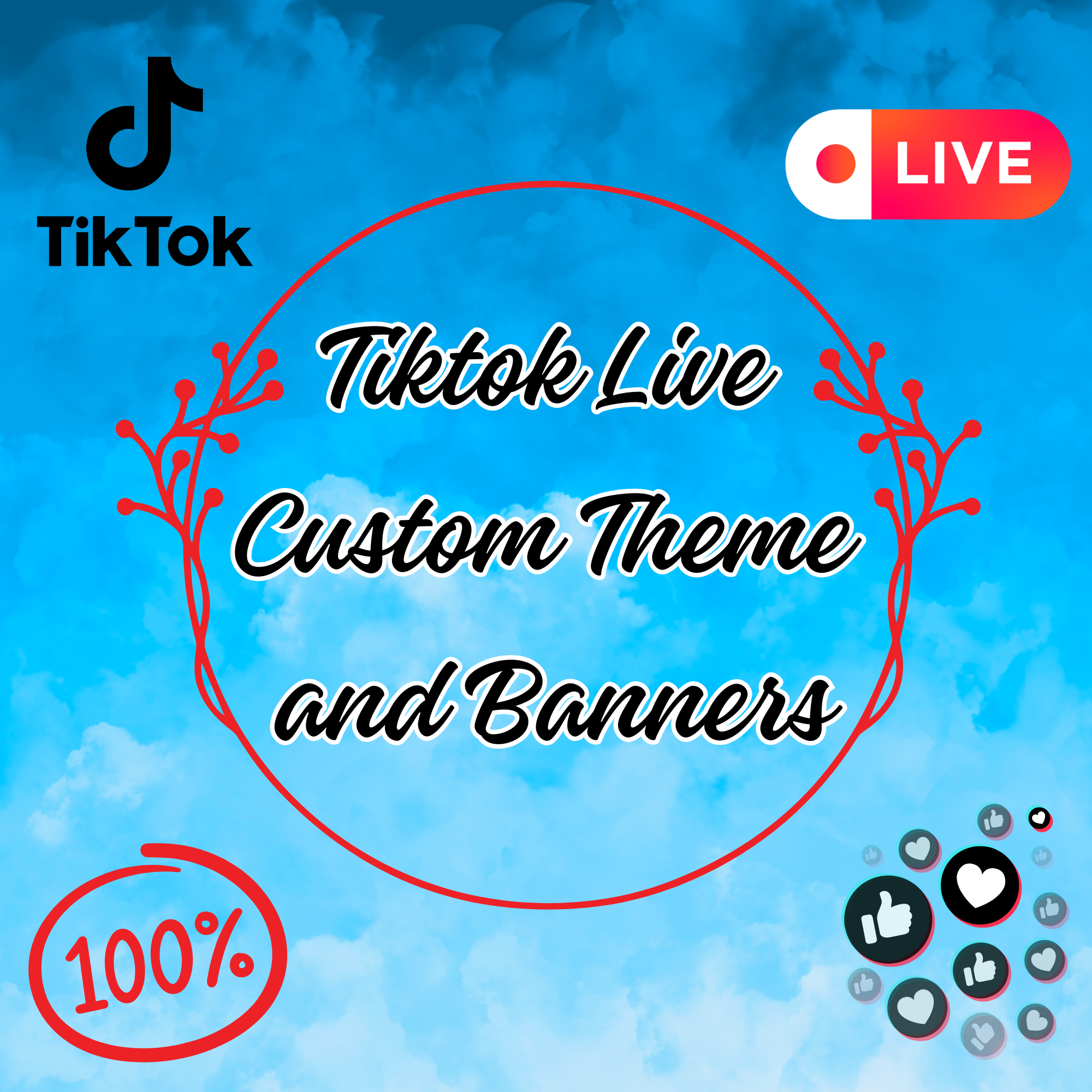 Tiktok Live Custom Theme and Banners